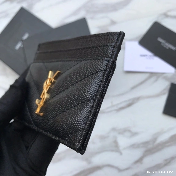 Tony Luxuries CARD YSL MATELASSÉ CASE CASSANDRE 0729